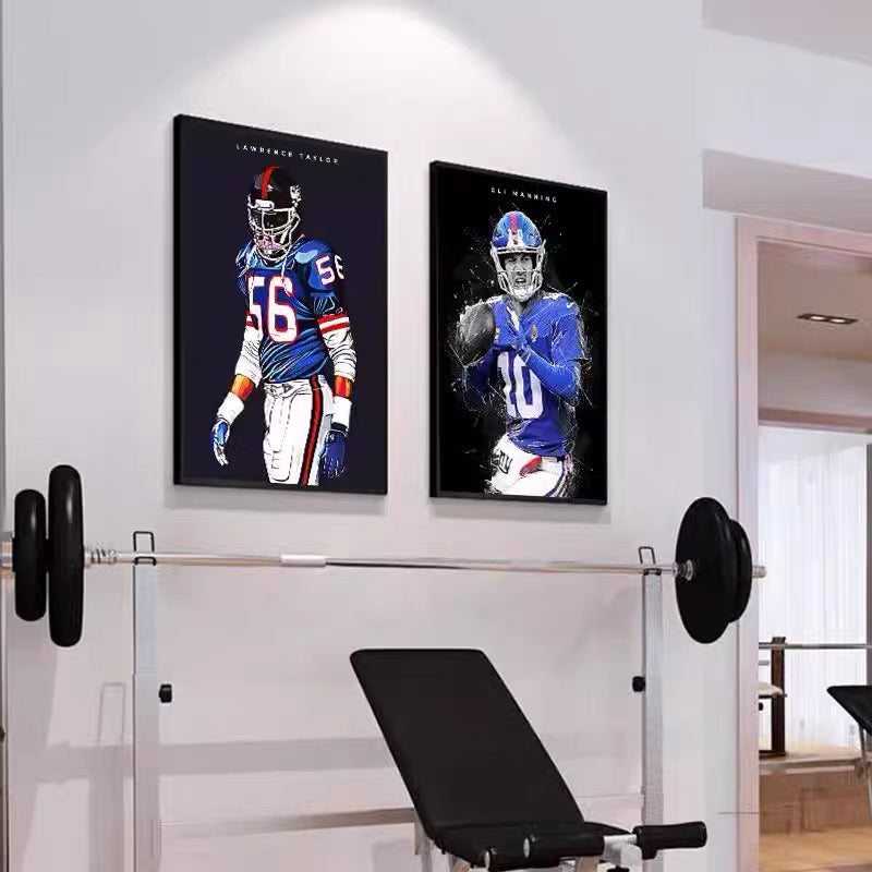 American Football Wall Art Poster – Sports Bar & Betting Shop Decor