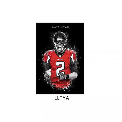 American Football Wall Art Poster – Sports Bar & Betting Shop Decor