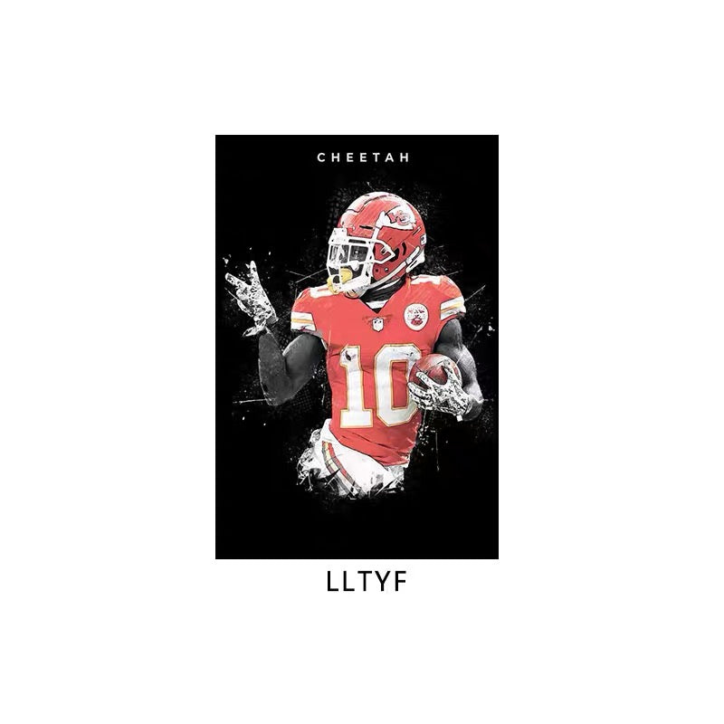 American Football Wall Art Poster – Sports Bar & Betting Shop Decor