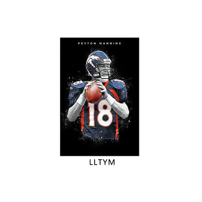 American Football Wall Art Poster – Sports Bar & Betting Shop Decor