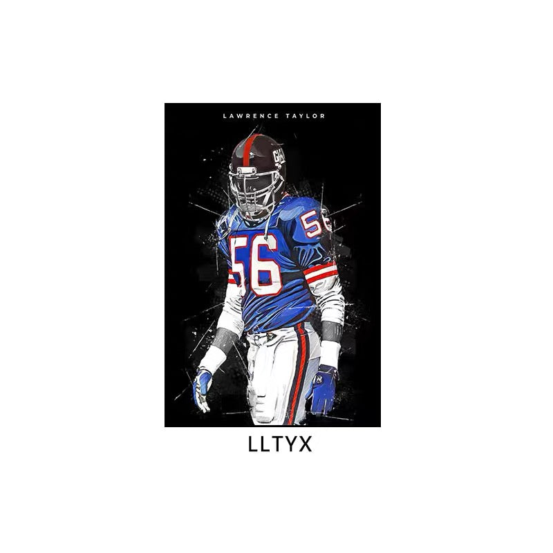 American Football Wall Art Poster – Sports Bar & Betting Shop Decor