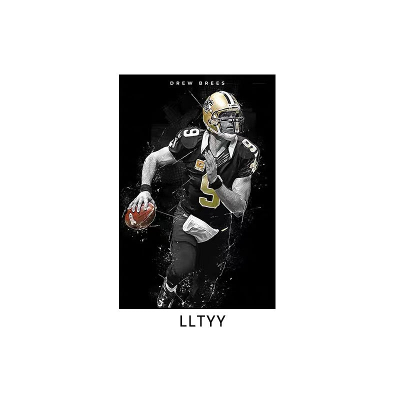 American Football Wall Art Poster – Sports Bar & Betting Shop Decor