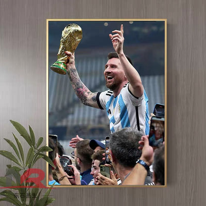 Lionel Messi Football Poster – Iconic Soccer Wall Art