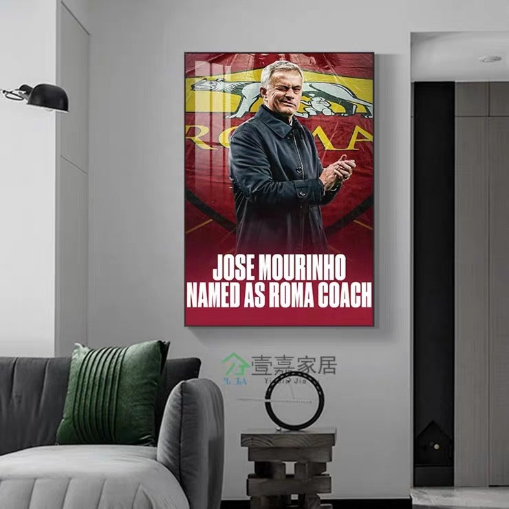 José Mourinho · Pep Guardiola · Diego Simeone Football Coach Poster – Iconic Club Wall Art