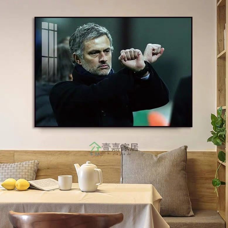 José Mourinho · Pep Guardiola · Diego Simeone Football Coach Poster – Iconic Club Wall Art