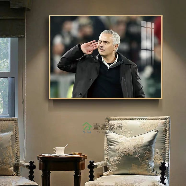 José Mourinho · Pep Guardiola · Diego Simeone Football Coach Poster – Iconic Club Wall Art