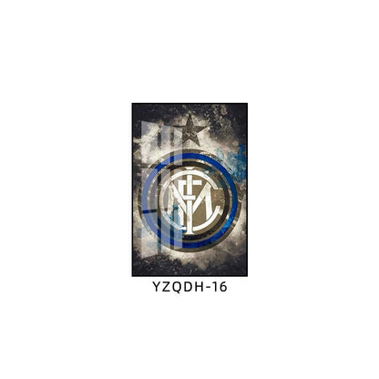 European Football Club Crest Wall Art – Iconic Team Logo Poster