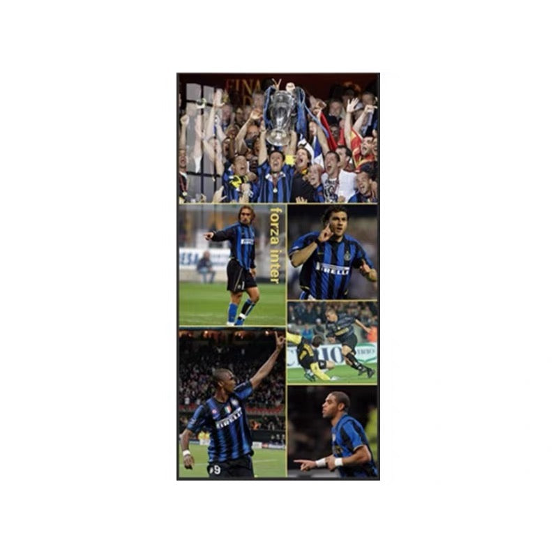 Inter Milan Striker Poster – Batistuta & Ronaldo Football Wall Art