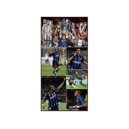 Inter Milan Striker Poster – Batistuta & Ronaldo Football Wall Art