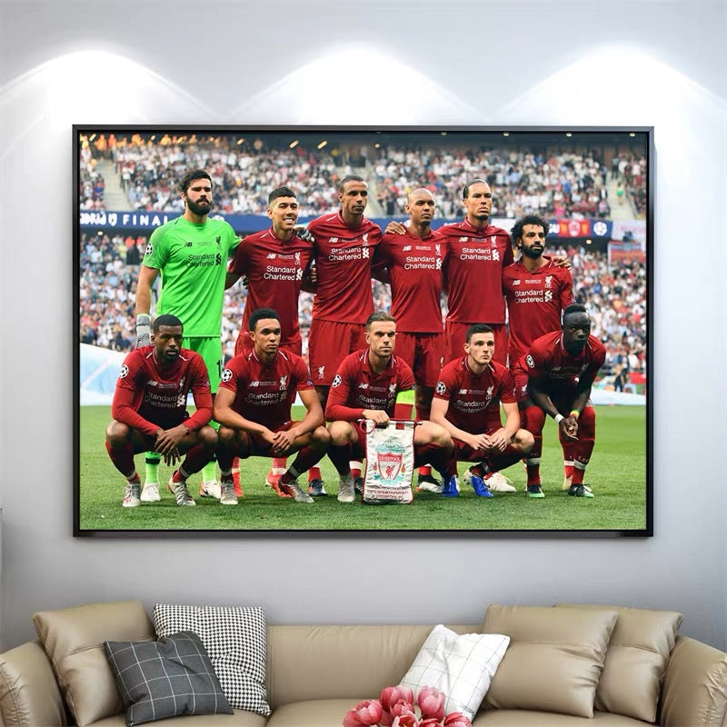 Gerrard Liverpool Wall Art – Classic Football Poster for Fans