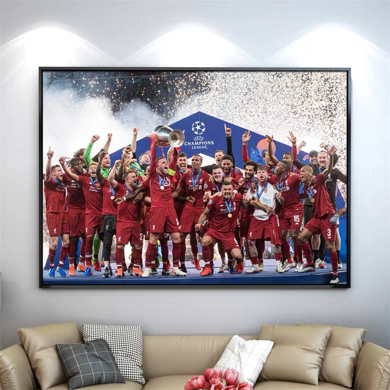 Gerrard Liverpool Wall Art – Classic Football Poster for Fans
