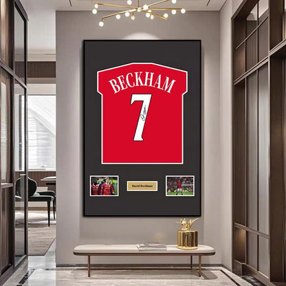 David Beckham Legend Wall Art – Stylish Football Room Decor