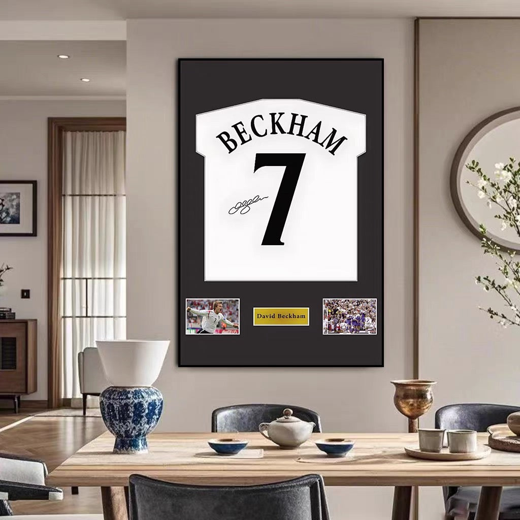 David Beckham Legend Wall Art – Stylish Football Room Decor