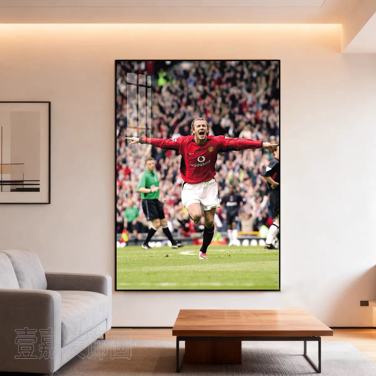 David Beckham Legend Wall Art – Stylish Football Room Decor