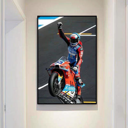 🏍️ Zhang Xue 820RR Superbike Wall Art – WSBK Inspired Motorcycle Poster