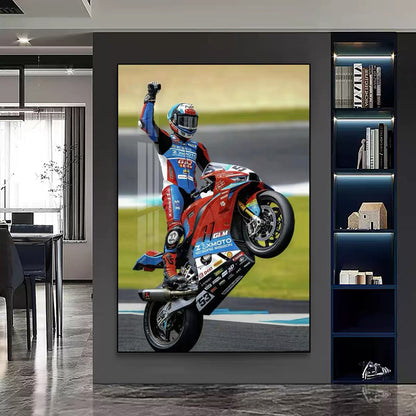🏍️ Zhang Xue 820RR Superbike Wall Art – WSBK Inspired Motorcycle Poster