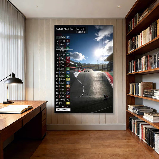 🏍️ Zhang Xue 820RR Superbike Wall Art – WSBK Inspired Motorcycle Poster