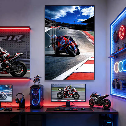 🏍️ Zhang Xue 820RR Superbike Wall Art – WSBK Inspired Motorcycle Poster
