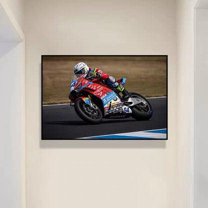 🏍️ Zhang Xue 820RR Superbike Wall Art – WSBK Inspired Motorcycle Poster