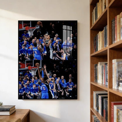 Victor Wembanyama Poster – 41 Points 24 Rebounds Dunk Wall Art
