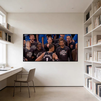 Victor Wembanyama Deep Three Poster – Basketball Masterpiece Wall Art