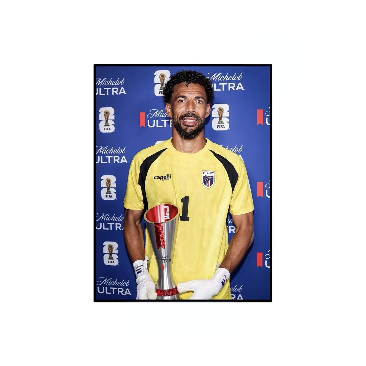 Vozinha Cape Verde Goalkeeper Hero Save Poster – World Cup Football Wall Art