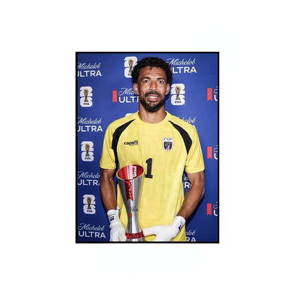 Vozinha Cape Verde Goalkeeper Hero Save Poster – World Cup Football Wall Art