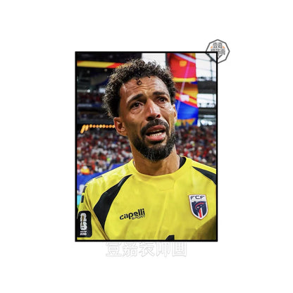 Vozinha Cape Verde Goalkeeper Hero Save Poster – World Cup Football Wall Art
