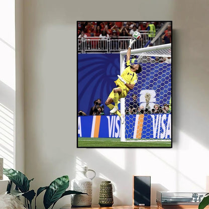 Vozinha Cape Verde Goalkeeper Hero Save Poster – World Cup Football Wall Art