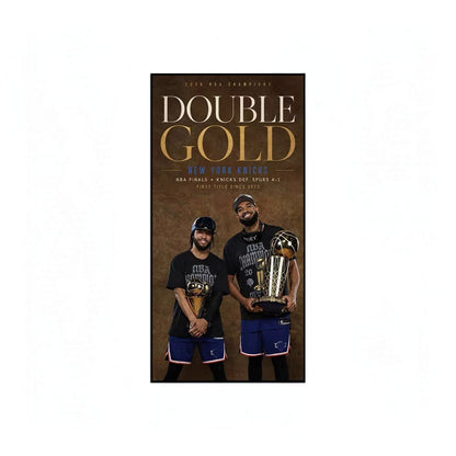New York Knicks 2026 NBA Champions Team Trophy Wall Art