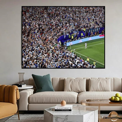 Lionel Messi World Cup Icon Moment Poster – Argentina Football Legend Wall Art