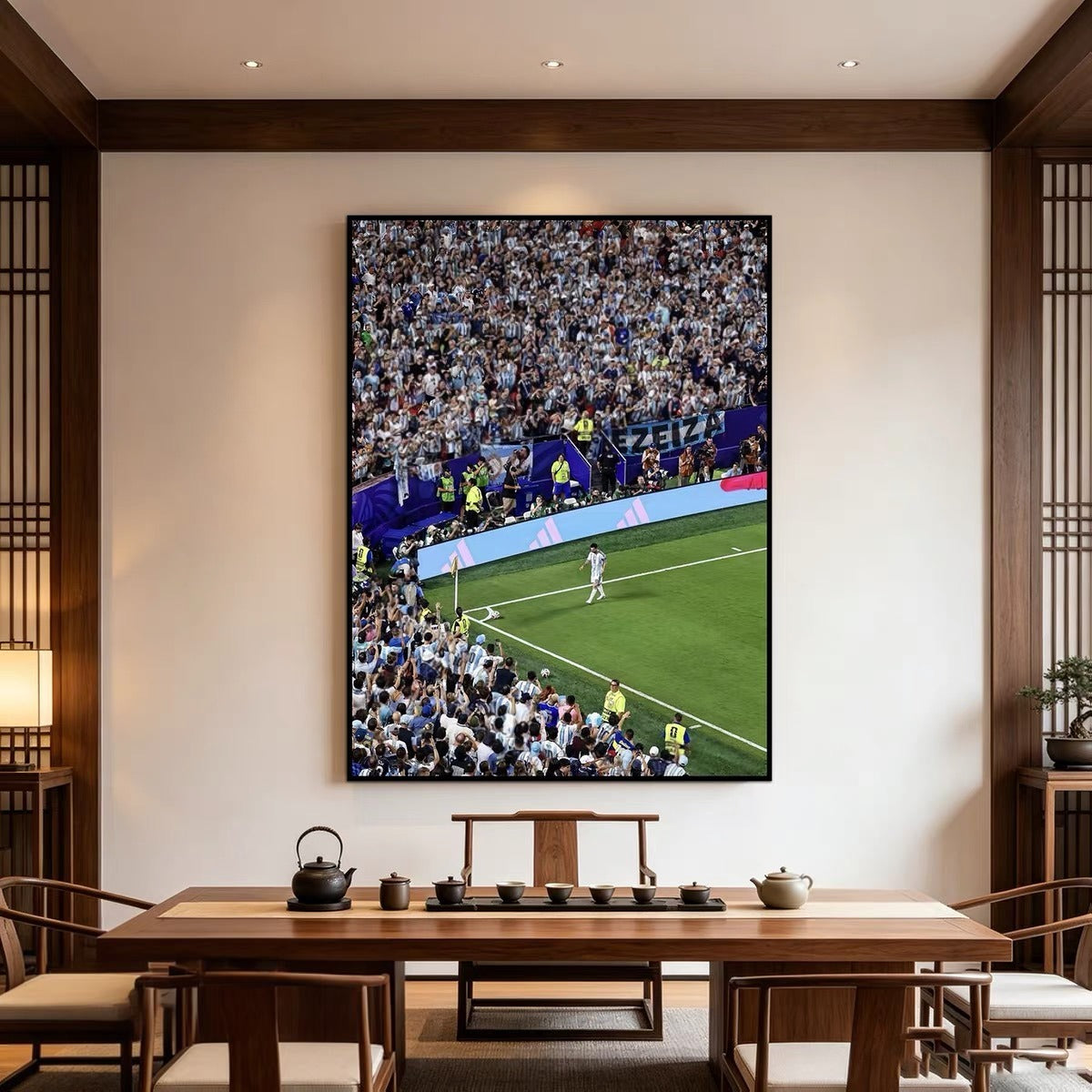 Lionel Messi World Cup Icon Moment Poster – Argentina Football Legend Wall Art