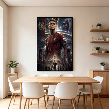 Cristiano Ronaldo 2026 World Cup Last Dance Poster – Portugal Football Legend Wall Art