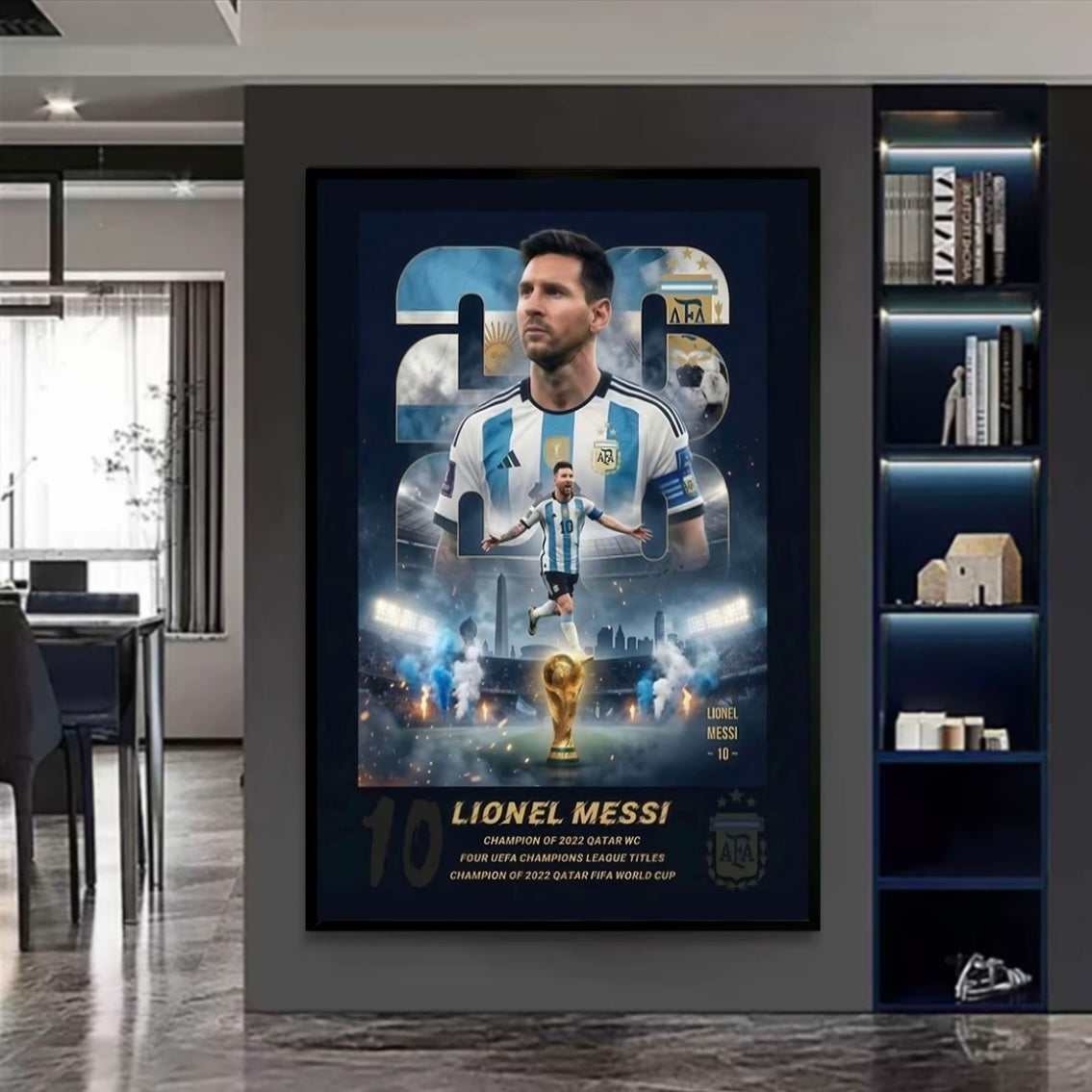 Lionel Messi 2026 World Cup Last Dance Poster – Argentina Football Legend Wall Art