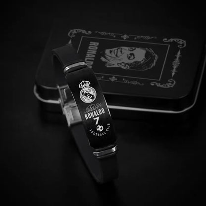 Football Star Peripheral Bracelet - Cristiano Ronaldo, Messi, Neymar, Mbappé - Sports Wristbands - Fan Birthday Gifts