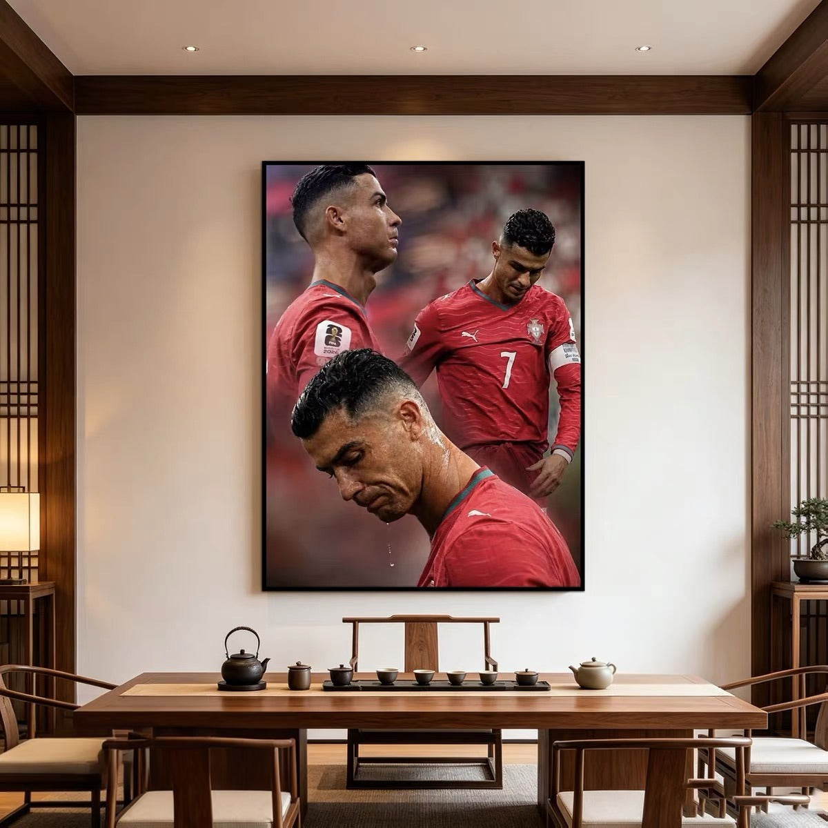 Cristiano Ronaldo 2026 World Cup Portugal Poster – Football Legend Wall Art for Soccer Fans