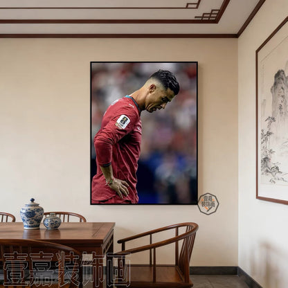 Cristiano Ronaldo 2026 World Cup Portugal Poster – Football Legend Wall Art for Soccer Fans