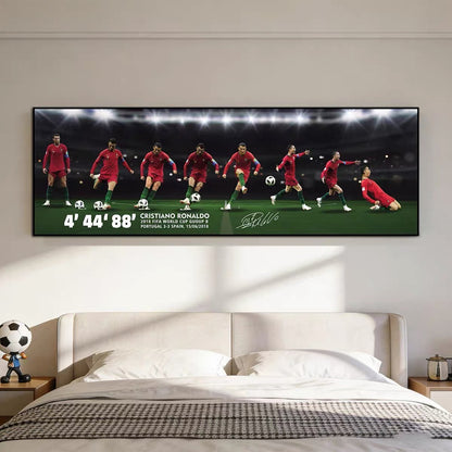 Cristiano Ronaldo 2006-2026 Six World Cup Journey Poster – Portugal Football Legend Wall Art