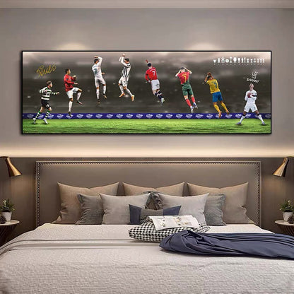 Cristiano Ronaldo 2006-2026 Six World Cup Journey Poster – Portugal Football Legend Wall Art