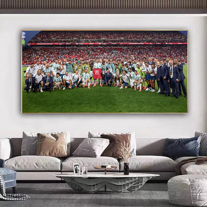 Cristiano Ronaldo Portugal National Team Tribute Poster – 2026 World Cup Team Celebration & No. 21 Memorial Wall Art