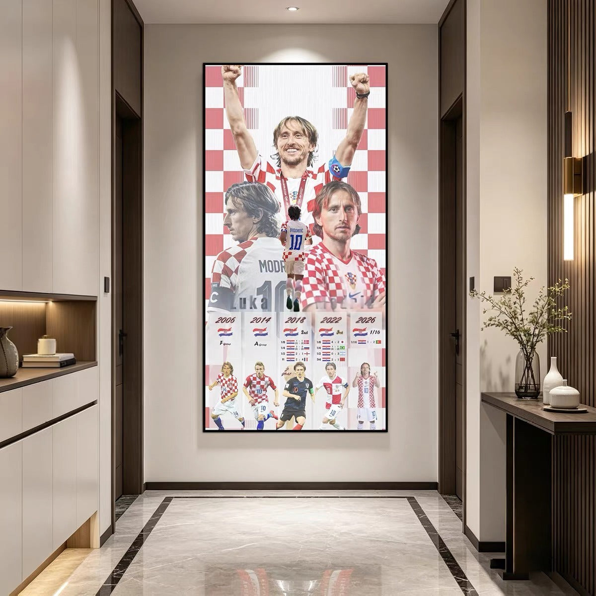 Luka Modrić 2026 World Cup Croatia National Team Poster – Football Legend Wall Art
