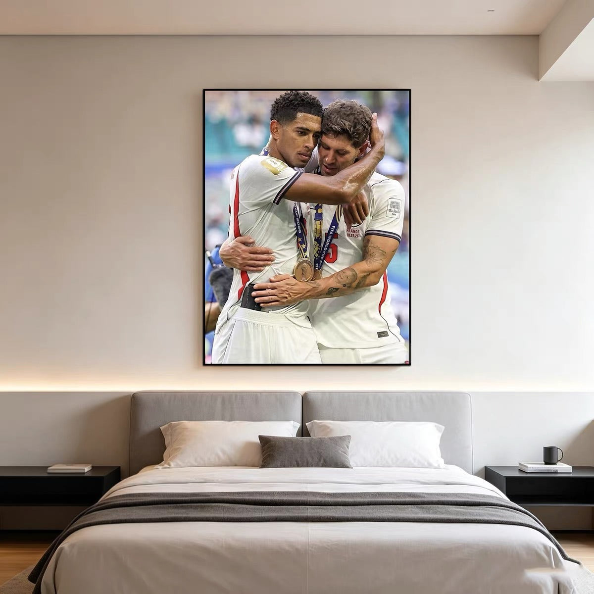 England 2026 World Cup Third Place Team Celebration Poster – Kane Bellingham Football Wall Art