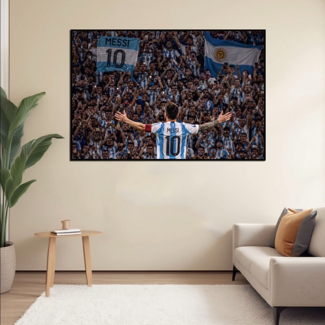 Lionel Messi 2026 World Cup Argentina Poster – Football Legend Wall Art