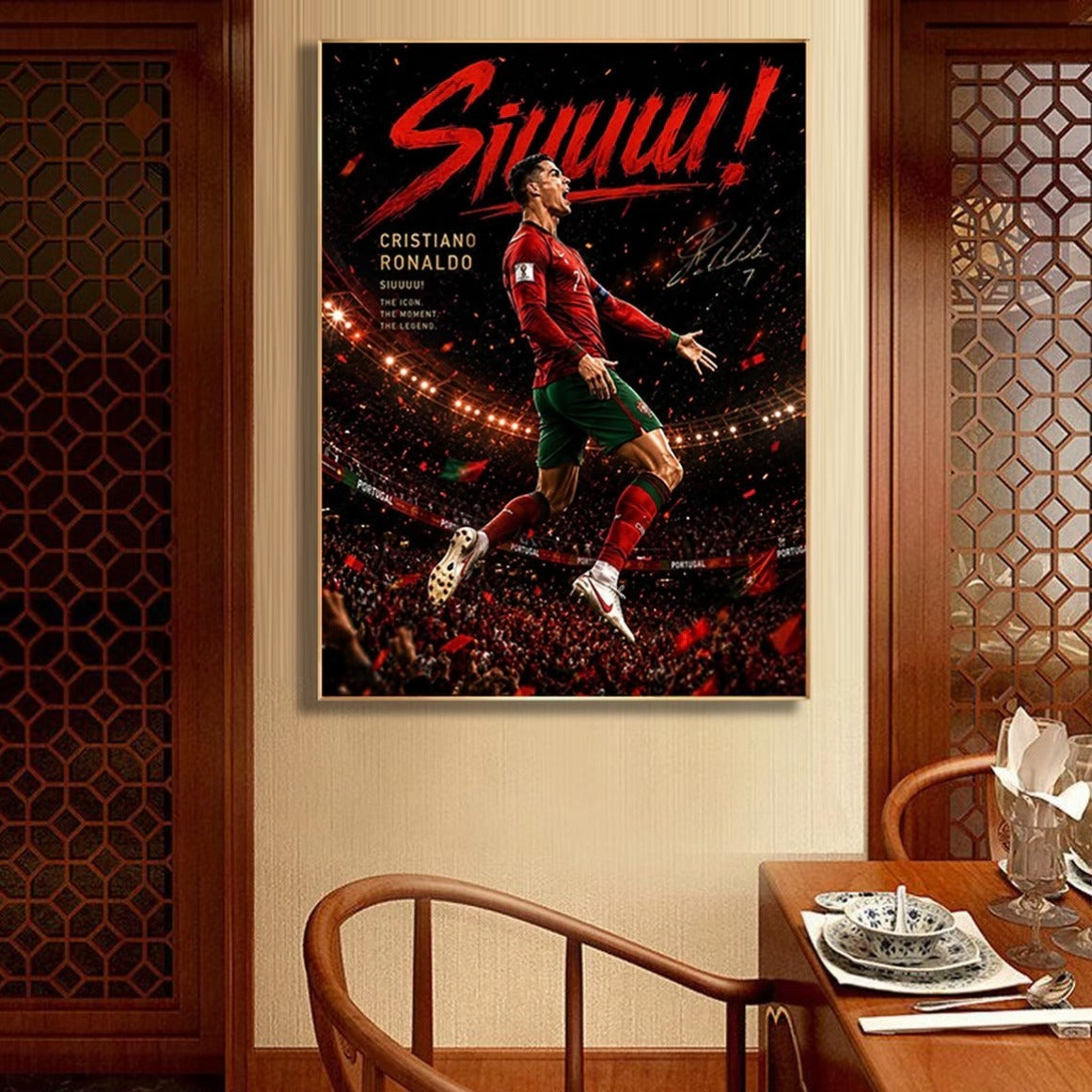 Cristiano Ronaldo Last Dance World Cup Poster – Portugal Football Legend Wall Art