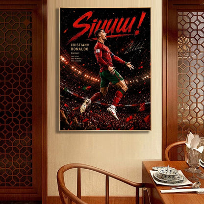 Cristiano Ronaldo Last Dance World Cup Poster – Portugal Football Legend Wall Art