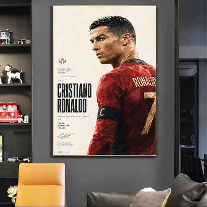 Cristiano Ronaldo Last Dance World Cup Poster – Portugal Football Legend Wall Art