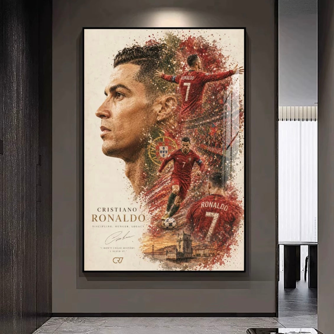 Cristiano Ronaldo 2026 World Cup Last Dance Poster – Portugal Football Legend Wall Art