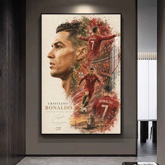 Cristiano Ronaldo 2026 World Cup Last Dance Poster – Portugal Football Legend Wall Art