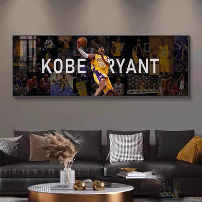 Kobe Bryant Black Mamba 🐍 Career Poster – Basketball Legend Wall Art