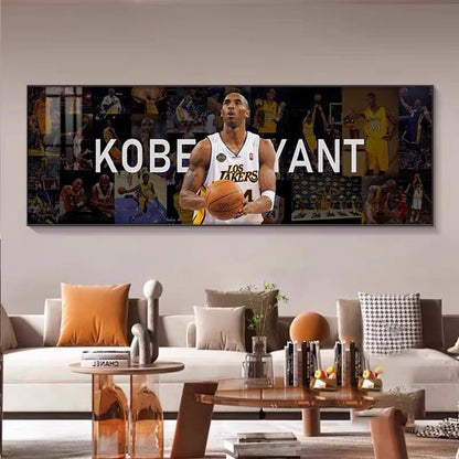 Kobe Bryant Black Mamba 🐍 Career Poster – Basketball Legend Wall Art